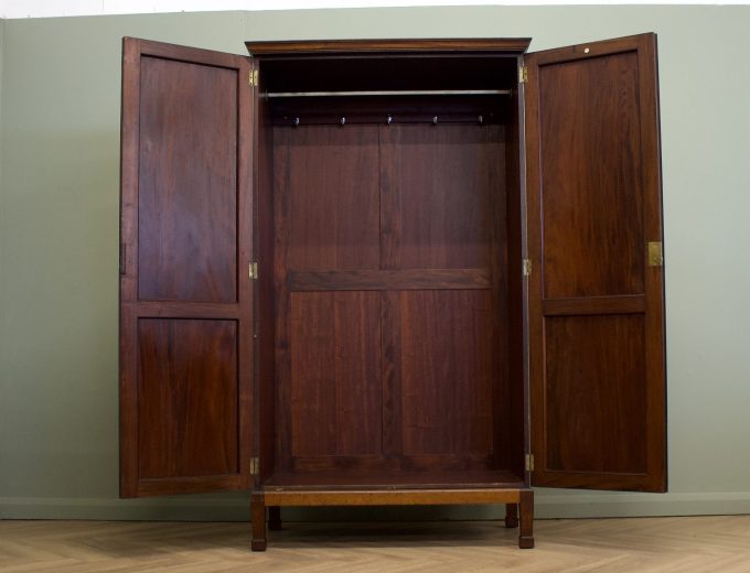 Early 20th Century Mahogany Wardrobe from Heals Heal and Son, 1920s #1829 3