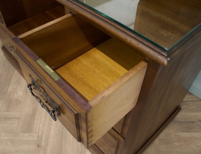 Antique Edwardian Mahogany Dressing Table Chest, 1900s #1833 4