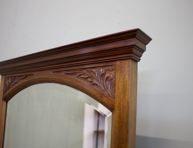 Antique Edwardian Mahogany Dressing Table Chest, 1900s #1833 2