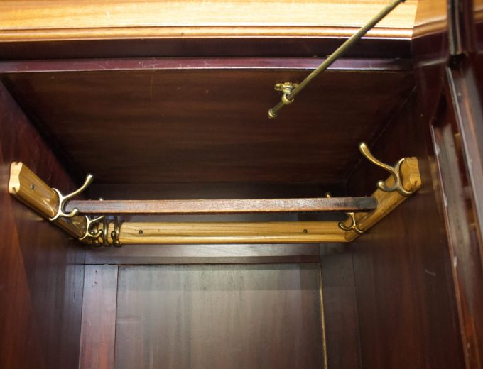 Antique Edwardian Walnut Wardrobe, 1900s #1832 3