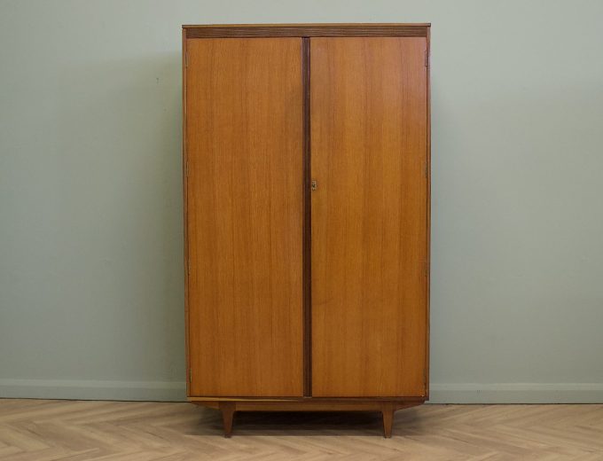 Mid Century Teak Wardrobe from Butilux, 1960s #1837 0