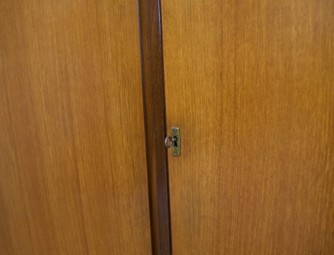 Mid Century Teak Wardrobe from Butilux, 1960s #1837 9