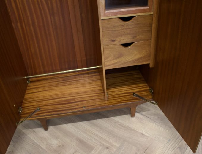 Mid Century Teak Wardrobe from Butilux, 1960s #1837 5