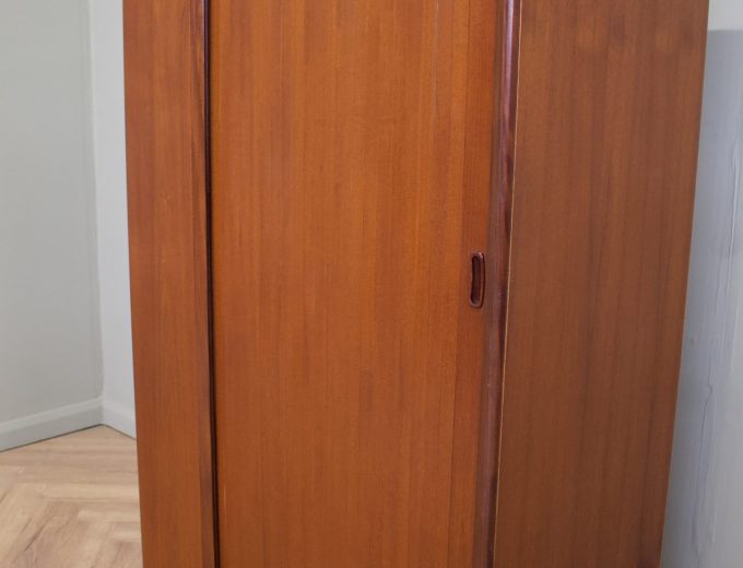 Mid Century Teak Tambour Door Wardrobe from Austinsuite, 1960s #1838 6