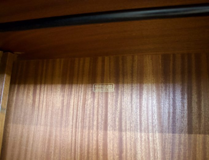 Mid Century Teak Tambour Door Wardrobe from Austinsuite, 1960s #1838 3