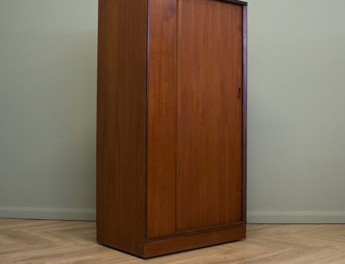 Mid Century Teak Tambour Door Wardrobe from Austinsuite, 1960s #1838 1