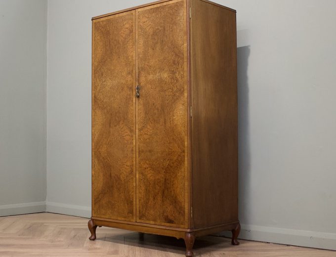 Walnut Art Deco Compactum Compact Wardrobe, 1930s #1844 8