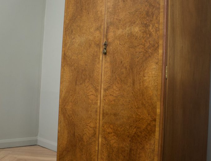 Walnut Art Deco Compactum Compact Wardrobe, 1930s #1844 6