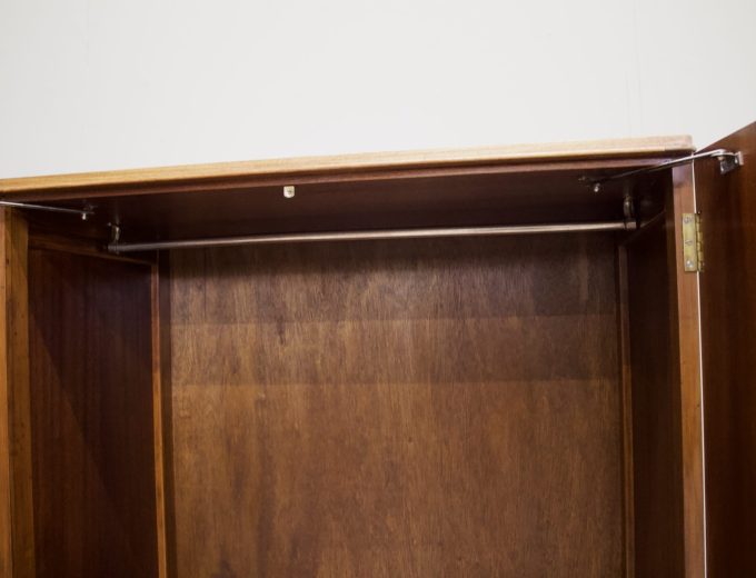 Walnut Art Deco Compactum Compact Wardrobe, 1930s #1844 4