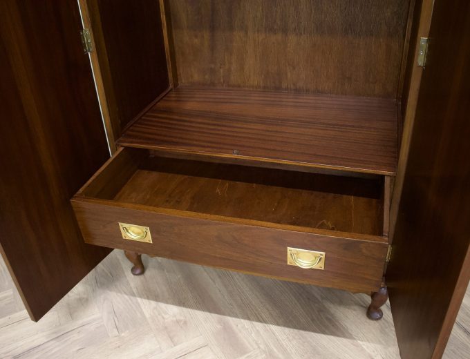 Walnut Art Deco Compactum Compact Wardrobe, 1930s #1844 3