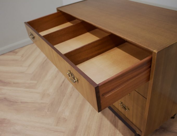 Mid Century Tola and Black Chest of Drawers G Plan, 1960s #1846 2