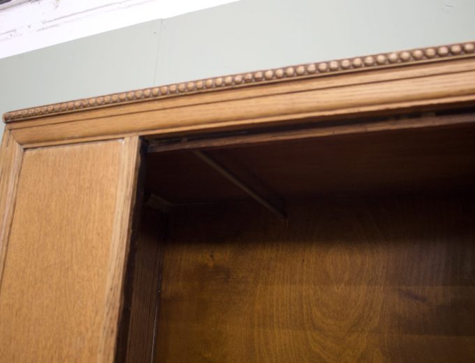 Oak Art Deco Wardrobe Hall Robe Cupboard by Harris Lebus, 1930s #1847 3