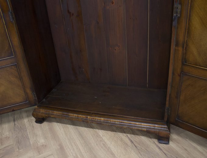 Vintage Art Deco Figured Walnut Wardrobe, 1920s #1850 3