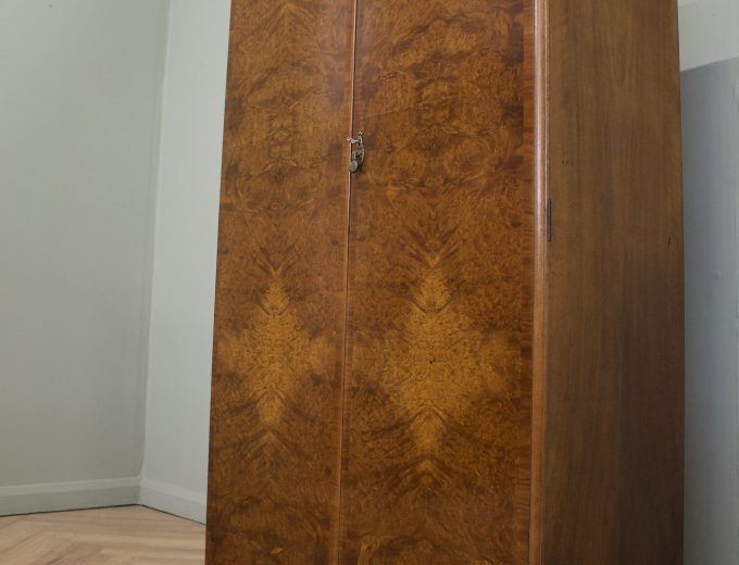 Walnut Art Deco Compactum Compact Wardrobe, 1930s #1848 6