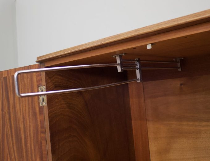 Walnut Art Deco Compactum Compact Wardrobe, 1930s #1848 2