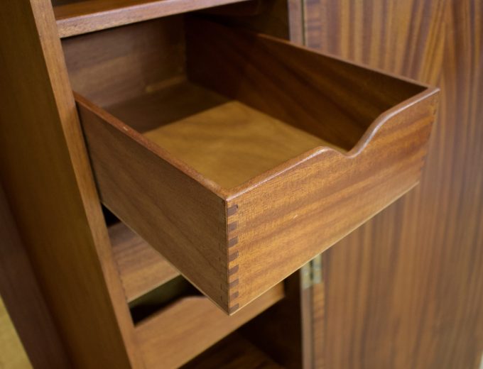 Walnut Art Deco Compactum Compact Wardrobe, 1930s #1848 1