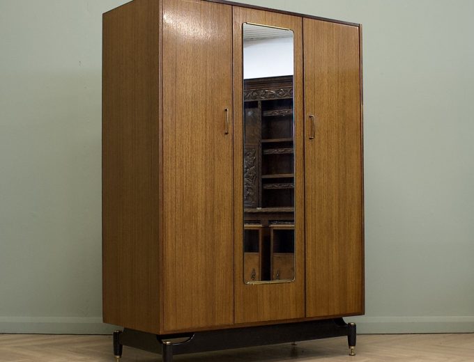 Mid Century Tola Triple Door Wardrobe from G Plan, 1960s #1843 0