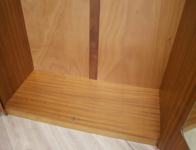 Mid Century Teak Double Door Wardrobe, 1960s #1852 1 of 2 2