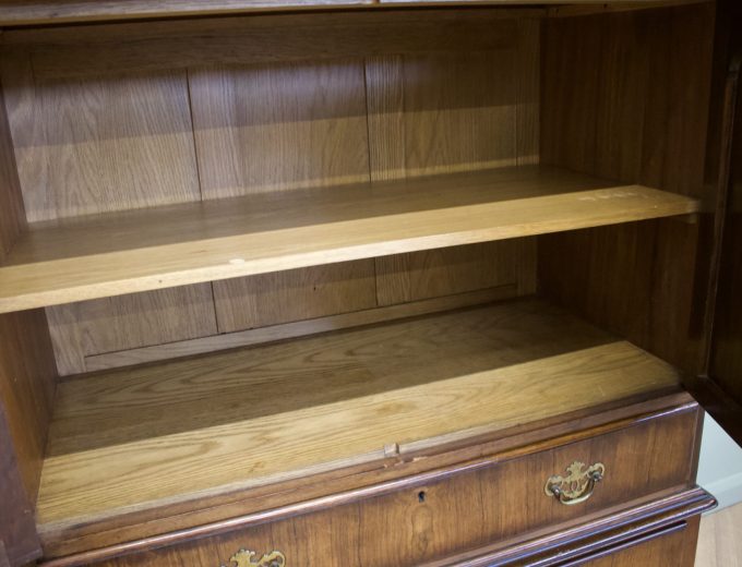Art Deco Walnut Tallboy Cabinet on Chest from Waring and Gillow, 1930s #1864 1