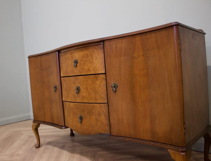 Vintage Walnut McIntosh Sideboard, 1950s #1863 8