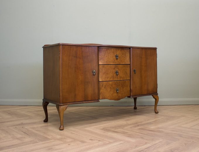 Vintage Walnut McIntosh Sideboard, 1950s #1863 0