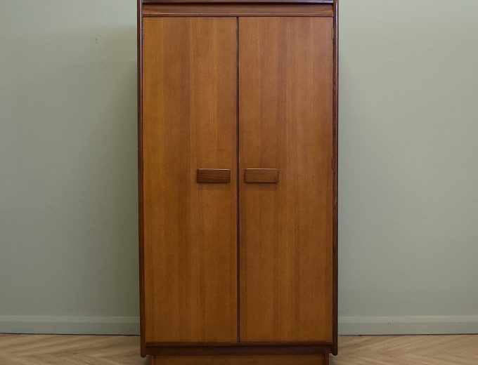 Mid Century Teak Wardrobe from White and Newton, 1960s #1860 8