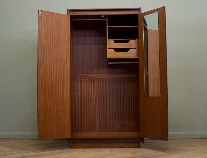 Mid Century Teak Wardrobe from White and Newton, 1960s #1860 4