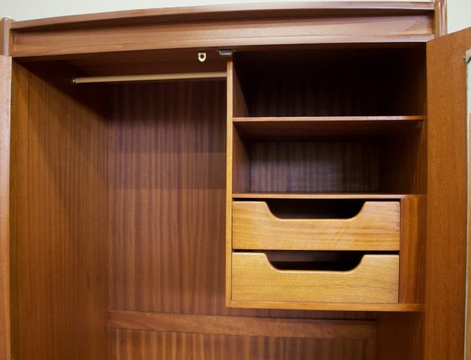 Mid Century Teak Wardrobe from White and Newton, 1960s #1860 1