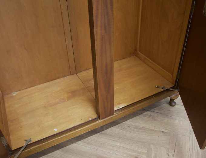 Vintage Flame Mahogany Wardrobe, 1950s #1858 2