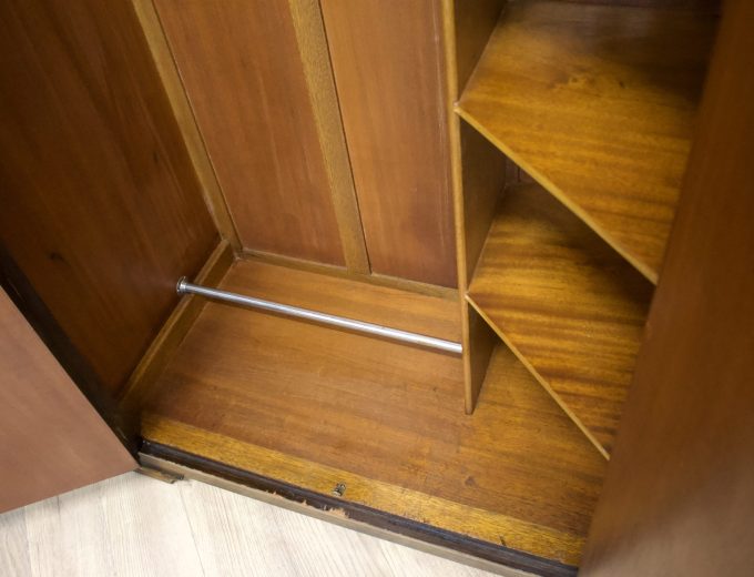 Oak Art Deco Style Compactum Compact Wardrobe, 1950s #1866 2
