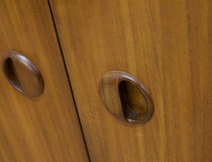 Mid Century Teak Double Door Wardrobe from Butilux, 1960s #1868 2 of 2 6