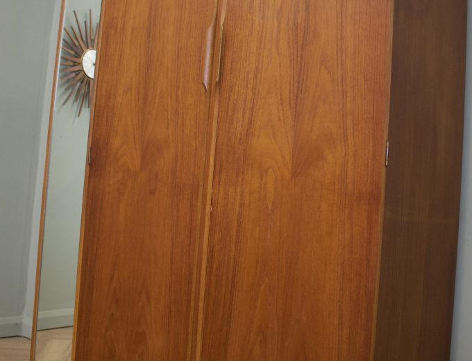 Mid Century Teak Wardrobe from Austinsuite, 1960s #1869 6