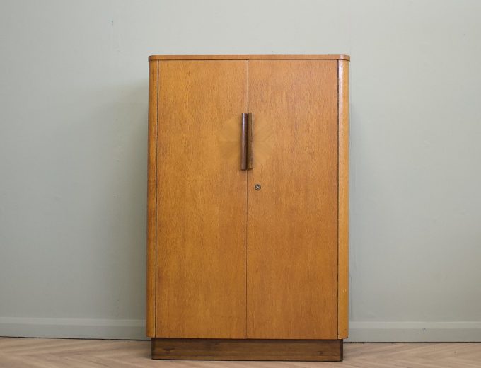Oak Art Deco Compactum Compact Wardrobe, 1930s #1870 7