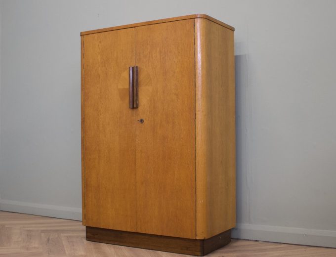 Oak Art Deco Compactum Compact Wardrobe, 1930s #1870 6