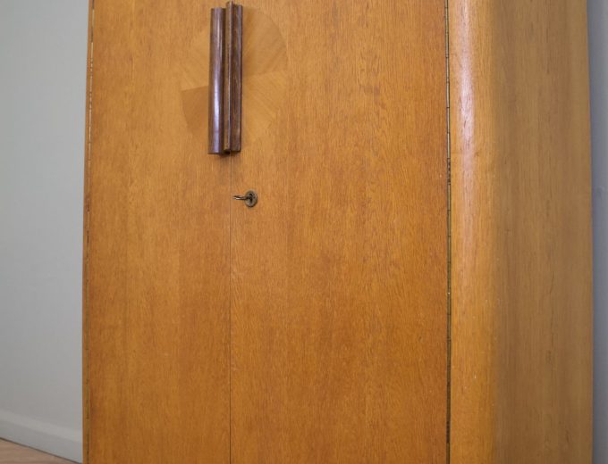 Oak Art Deco Compactum Compact Wardrobe, 1930s #1870 5