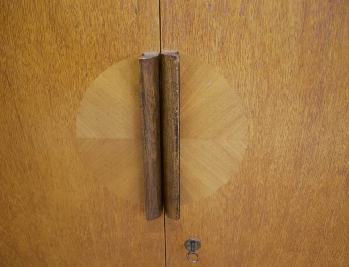 Oak Art Deco Compactum Compact Wardrobe, 1930s #1870 4