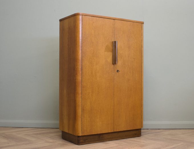 Oak Art Deco Compactum Compact Wardrobe, 1930s #1870 0