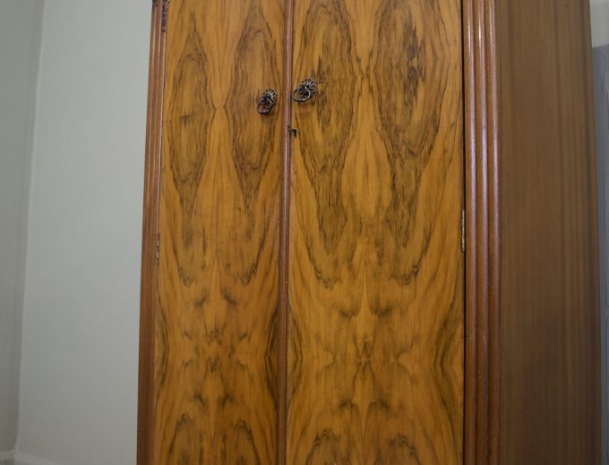 Walnut Art Deco Compactum Compact Wardrobe, 1930s #1871 6