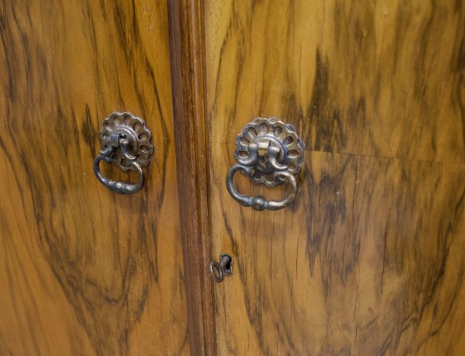 Walnut Art Deco Compactum Compact Wardrobe, 1930s #1871 5