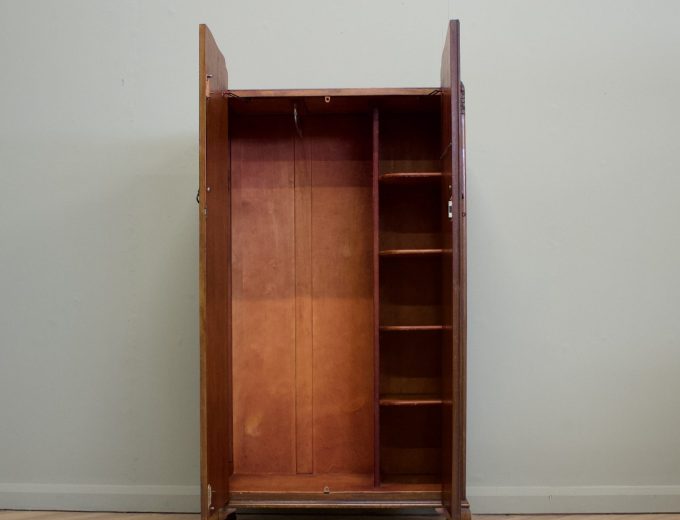 Walnut Art Deco Compactum Compact Wardrobe, 1930s #1871 3