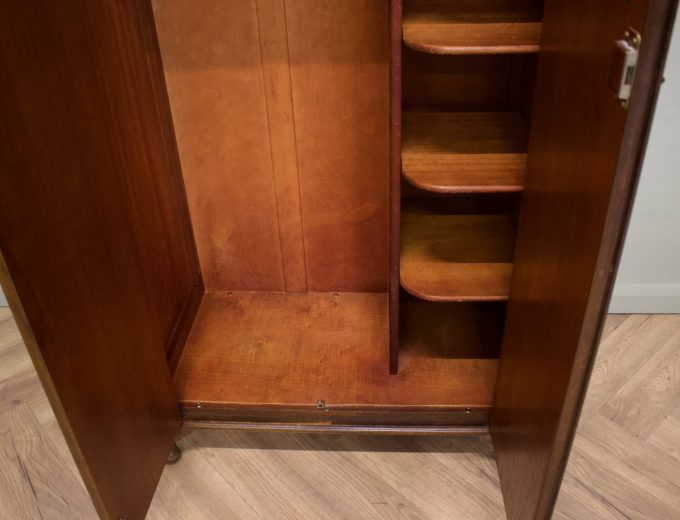 Walnut Art Deco Compactum Compact Wardrobe, 1930s #1871 2