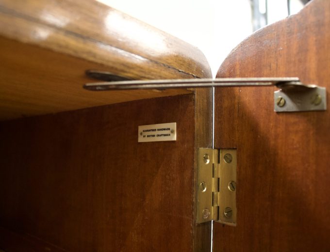 Walnut Art Deco Compactum Compact Wardrobe, 1930s #1872 5