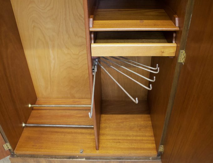 Walnut Art Deco Compactum Compact Wardrobe, 1930s #1872 3
