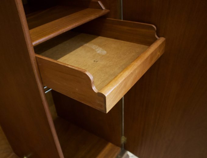Walnut Art Deco Compactum Compact Wardrobe, 1930s #1872 2