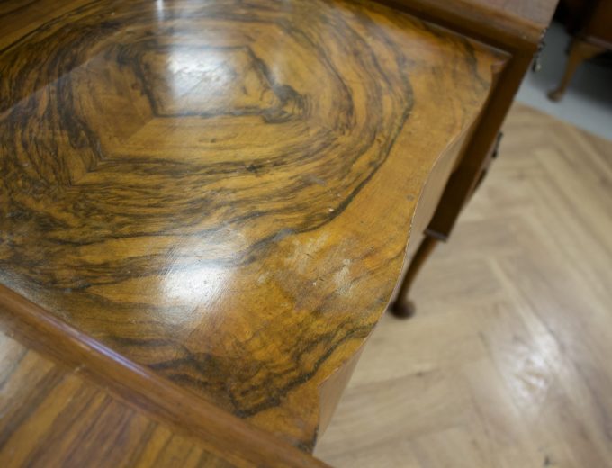 Art Deco Walnut Dressing Table, 1930s #1874 2