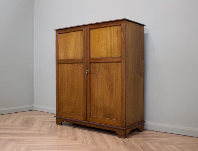 Antique Edwardian Mahogany Compactum Compact Wardrobe, 1910s #1876 8