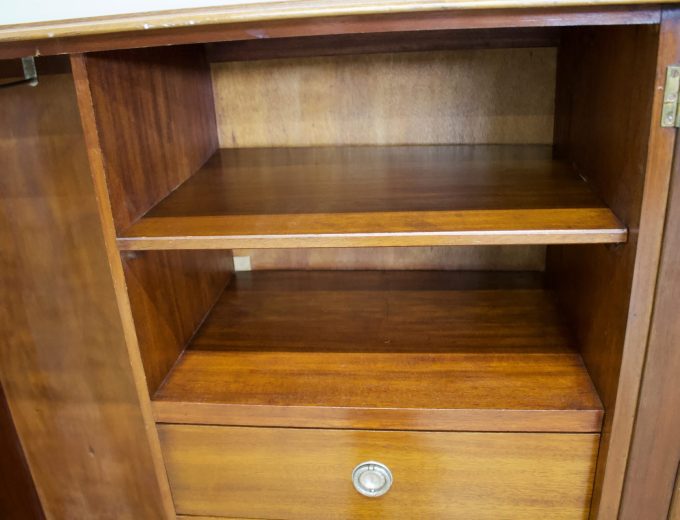 Antique Edwardian Mahogany Compactum Compact Wardrobe, 1910s #1876 1
