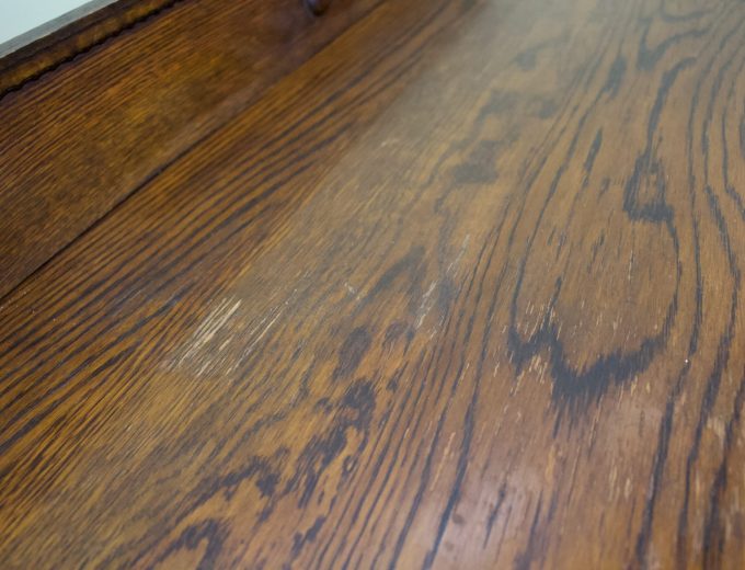 Antique Edwardian Oak Sideboard or Wash Stand, 1900s #1883 1