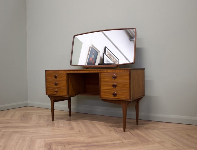 Mid Century Teak Dressing Table or Desk from Butilux, 1960s #1885 4
