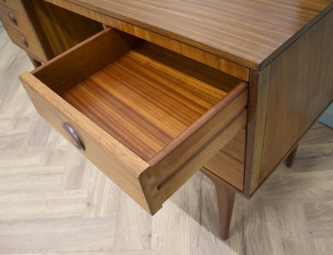 Mid Century Teak Dressing Table or Desk from Butilux, 1960s #1885 1